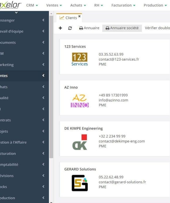 Travail<br>Collaboratif